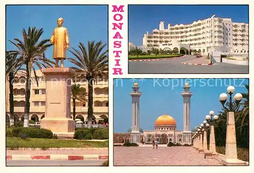 AK / Ansichtskarte Monastir Tunesie Habib Bourguiba Mausolee Bourguiba Hotel Habib