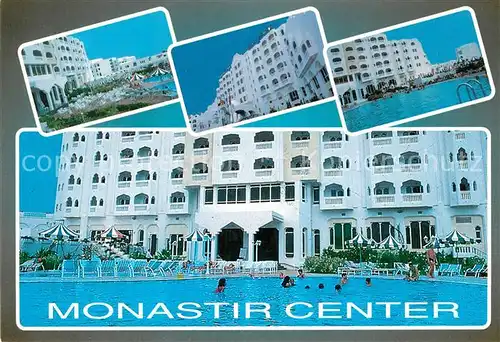 AK / Ansichtskarte Monastir Tunesie Center Hotel Swimming Pool