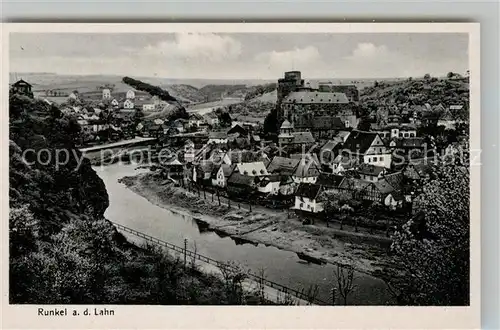 AK / Ansichtskarte Runkel Lahn Panorama Kat. Runkel