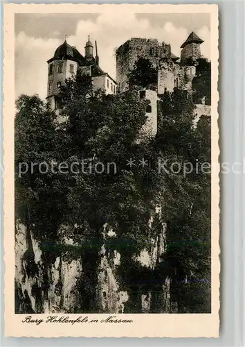 AK / Ansichtskarte Nassau Bad Burg Hohlenfels Kat. Nassau Lahn