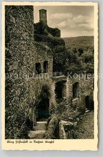 AK / Ansichtskarte Nassau Bad Burg Hohlenfels Kat. Nassau Lahn