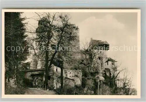 AK / Ansichtskarte Nassau Bad Burg Hohlenfels Kat. Nassau Lahn