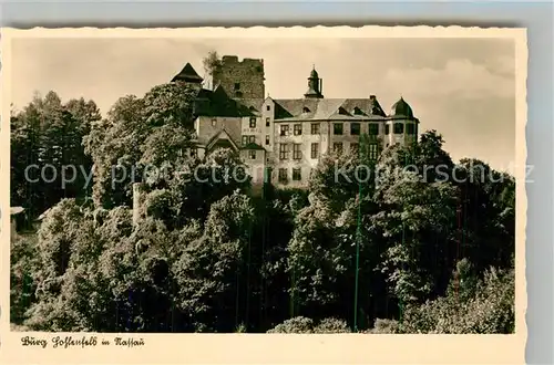 AK / Ansichtskarte Nassau Bad Burg Hohlenfels Kat. Nassau Lahn