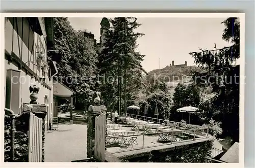 AK / Ansichtskarte Balduinstein Terrassen Restaurant Kurfuerst Balduin Kat. Balduinstein