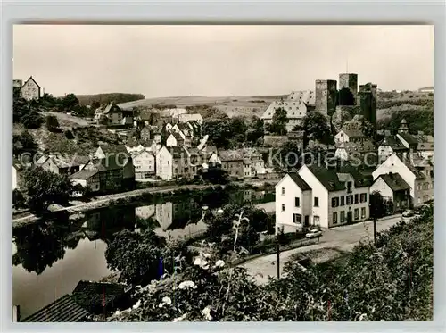 AK / Ansichtskarte Runkel Lahn Burg Panorama Kat. Runkel