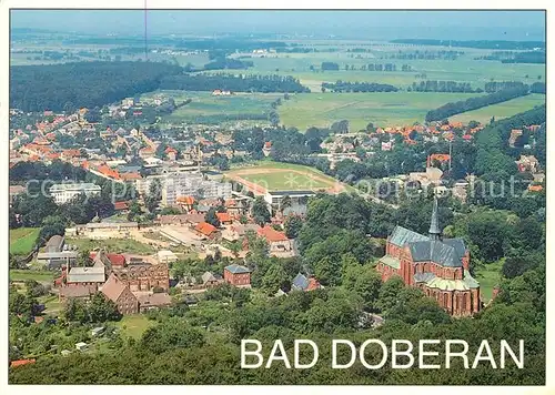 AK / Ansichtskarte Bad Doberan Blick auf Muenster mit Altstadt Fliegeraufnahme Kat. Bad Doberan