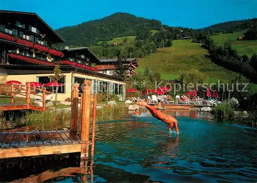 AK / Ansichtskarte Sankt Johann Pongau Hotel Oberforsthof Swimming Pool Kat. Sankt Johann im Pongau