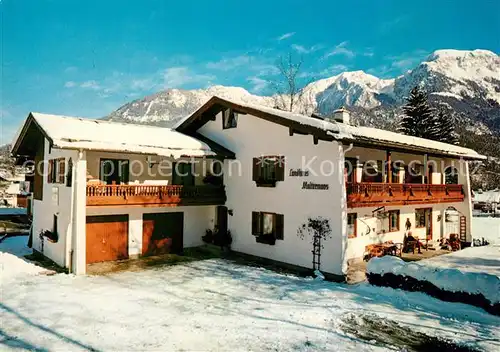 AK / Ansichtskarte Schoenau Berchtesgaden Landhaus Maltermoos Winterpanorama Alpen Kat. Berchtesgaden