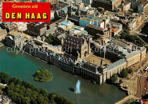 AK / Ansichtskarte Den Haag Regeringsgebouwen Regierungsgebaeude Fliegeraufnahme Kat. s Gravenhage