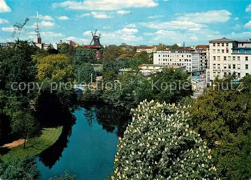 AK / Ansichtskarte Bremen Wallanlagen am Herdentorsteinweg Baumbluete Kat. Bremen