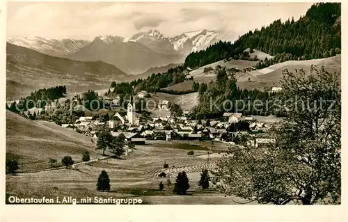 AK / Ansichtskarte Oberstaufen Saentisgruppe Kat. Oberstaufen