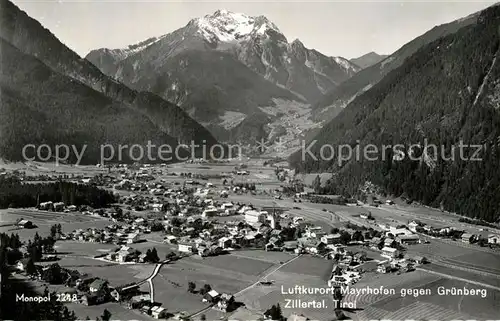 AK / Ansichtskarte Mayrhofen Zillertal Gruenberg  Kat. Mayrhofen