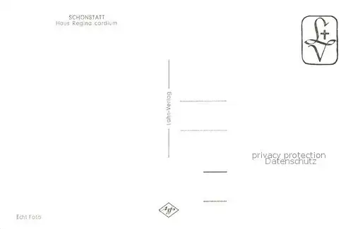 AK / Ansichtskarte Schoenstatt Vallendar Haus Regina cordium Kat. Vallendar
