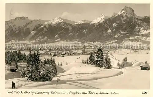 AK / Ansichtskarte Breitenwang Tirol Skigebiet Hahnenkamm Winter Kat. Breitenwang