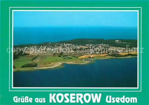 AK / Ansichtskarte Koserow Ostseebad Usedom Fliegeraufnahme Kat. Koserow