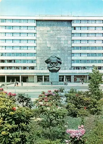 AK / Ansichtskarte Karl Marx Stadt Karl Marx Monument Denkmal Kat. Chemnitz