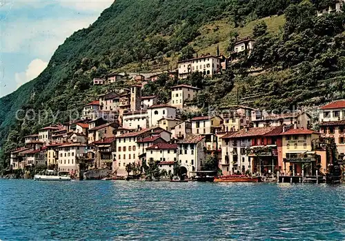 AK / Ansichtskarte Gandria Lago di Lugano Ansicht vom Luganersee aus Kat. Gandria