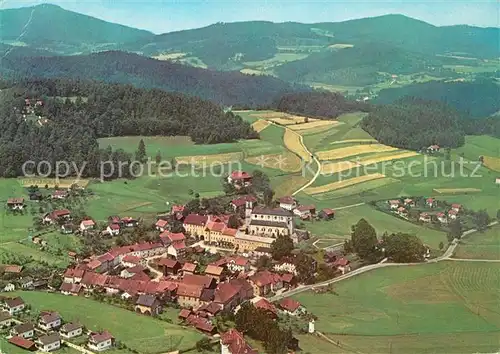 AK / Ansichtskarte Gotteszell Erholungsort am Fusse des Vogelsang Bayerischer Wald Fliegeraufnahme Kat. Gotteszell