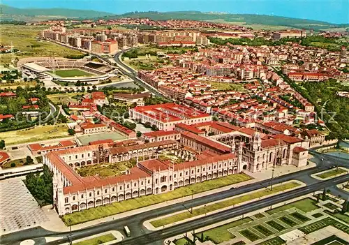 AK / Ansichtskarte Lisboa Mosteiro dos Jeronimos e Restelo Kloster Fliegeraufnahme Kat. Portugal