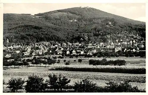 AK / Ansichtskarte Alsbach Bergstrasse Panorama Kat. Alsbach Haehnlein