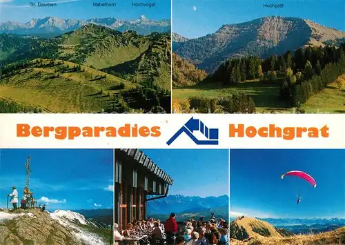 AK / Ansichtskarte Hochgrat Alpen Almhuette  Kat. Bad Hindelang