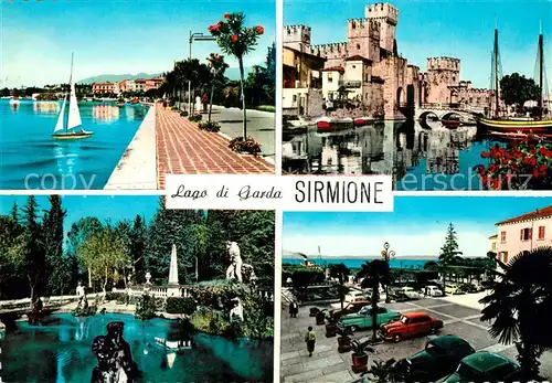 AK / Ansichtskarte Sirmione Lago di Garda Burg Parkanlage Kat. Italien