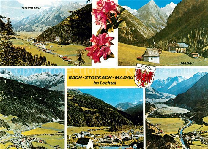 Ak Ansichtskarte Lechtal Bach Stockach Madau Kat Reutte Tirol Nr