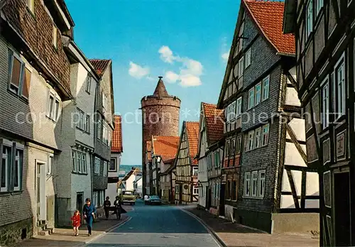 AK / Ansichtskarte Alsfeld Fuldagasse Leonhards Turm Kat. Alsfeld