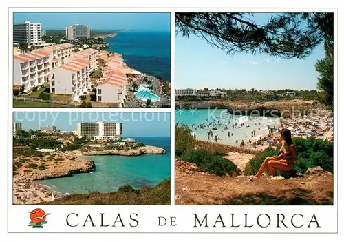 AK / Ansichtskarte Calas de Mallorca Hotelanlagen Strand Kat. Mallorca