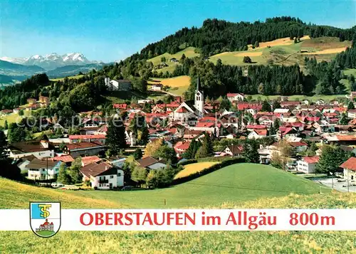 AK / Ansichtskarte Oberstaufen Panorama Kat. Oberstaufen