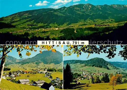 AK / Ansichtskarte Hittisau Vorarlberg Panoramen Kat. Hittisau