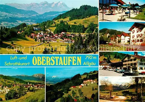 AK / Ansichtskarte Oberstaufen Panoramen Kat. Oberstaufen