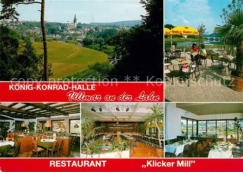 AK / Ansichtskarte Villmar Koenig Konrad Halle Restaurant Klicker Mill Kat. Villmar