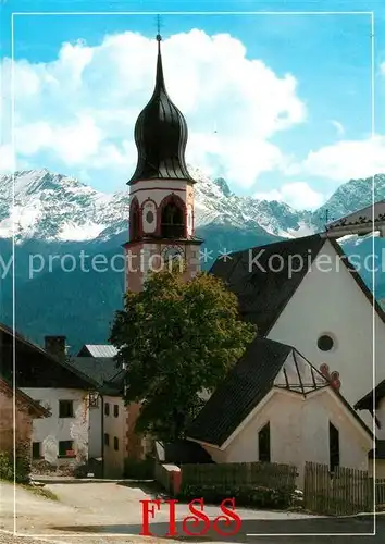 Fiss Tirol Kirche Kat. Fiss