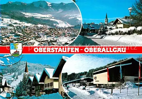 Oberstaufen Panorama Winterlandschaften Kat. Oberstaufen