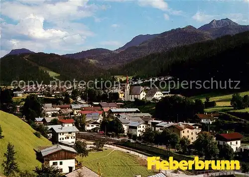 Fieberbrunn Tirol Panorama Kat. Fieberbrunn