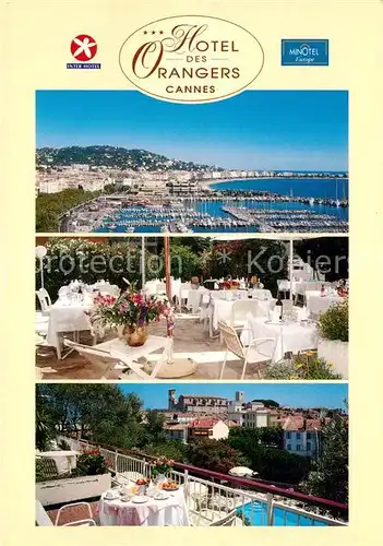 Cannes Alpes Maritimes Hotel des Rangers Hafen Panorama Kat. Cannes