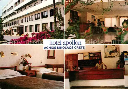 Nikolaos Agios Kreta Hotel Apollon  Kat. Insel Kreta