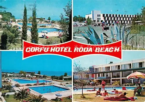 Corfu Korfu Hotel Roda Beach Schwimmbad Kat. Griechenland