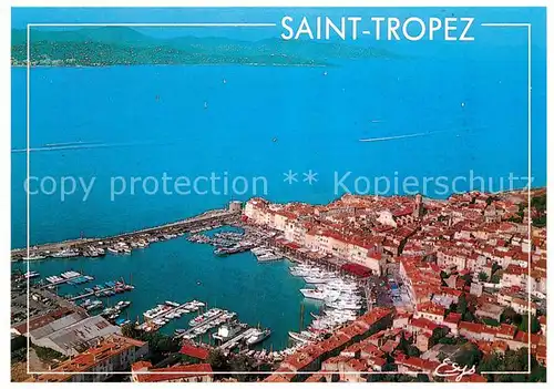 Saint Tropez Var Fliegeraufnahme Hafen Kat. Saint Tropez