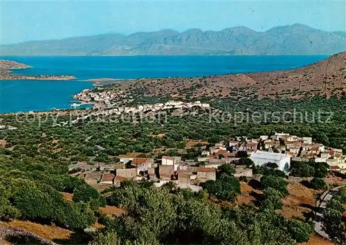 Kreta Crete Elunta Panorama Kat. Insel Kreta