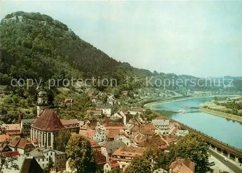 Koenigstein Saechsische Schweiz Schloss Stadt Kat. Koenigstein Saechsische Schweiz