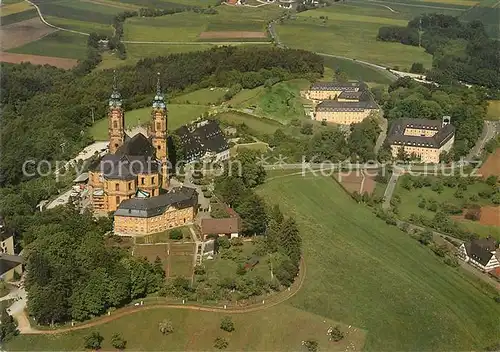 Vierzehnheiligen Fliegeraufnahme Basilika Kat. Bad Staffelstein