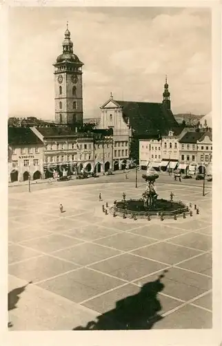 AK / Ansichtskarte Ceske Budejovice Marktplatz  Kat. Budweis Ceske Budejovice