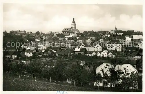 AK / Ansichtskarte Mies Stribro Westboehmen Kirche Panorama Kat. 