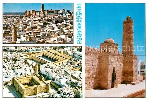 AK / Ansichtskarte Sousse Stadtpanorama Grosse Moschee Fliegeraufnahme Kat. Tunesien
