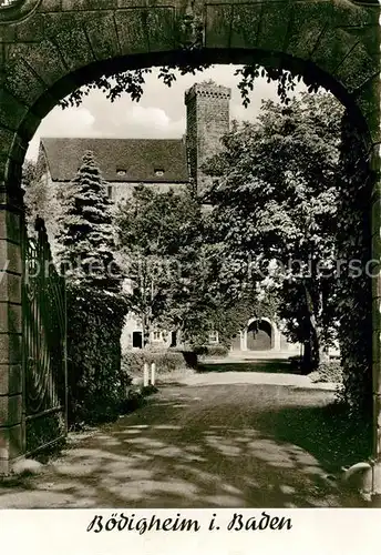 AK / Ansichtskarte Boedigheim Torbogen Schloss Kat. Buchen (Odenwald)