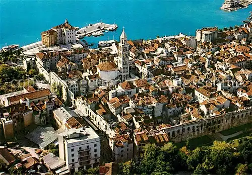 AK / Ansichtskarte Split Spalato Altstadt Fliegeraufnahme Kat. Split