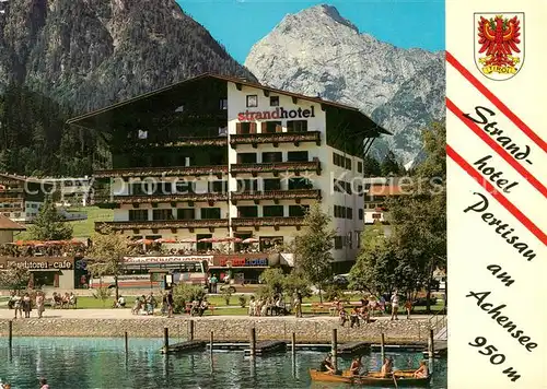 AK / Ansichtskarte Pertisau Achensee Strandhotel Alpen Kat. Eben am Achensee