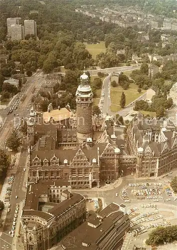 AK / Ansichtskarte Leipzig Neues Rathaus Luftbildserie der Interflug Kat. Leipzig